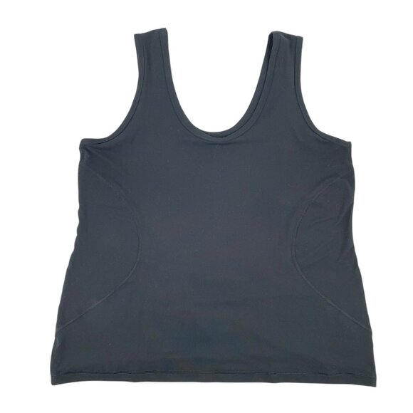 Zella Black Workout Tank Womens Plus Size 2X Athletic Gym Stretch Athleisure - Picture 1 of 7